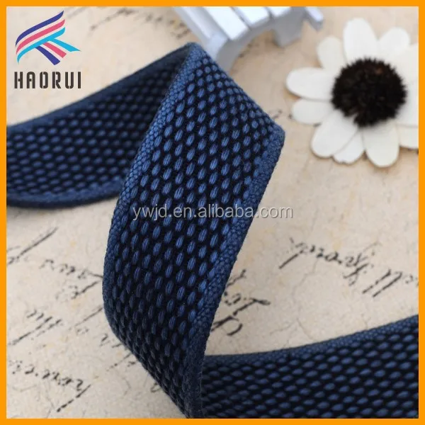 
Custom belt making material thick washed polyester webbing tape 