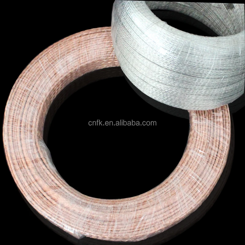 Fanke Customized Braided Busbar 10mm2  flat tin copper braid wire