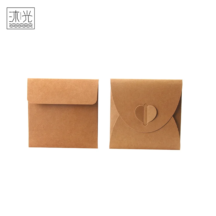 
High Quality Creative Storage Packaging Brown Kraft Paper Dvd Cd Bags & Cases 