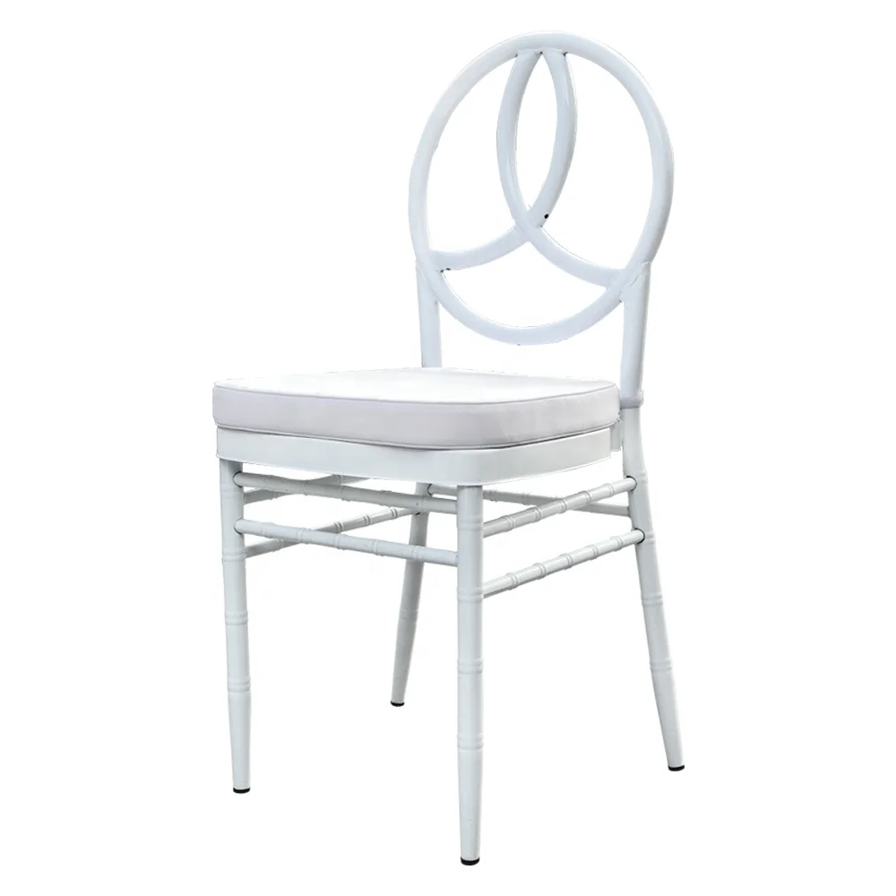 Luxury Classic Iron Stacking Metal Wedding Phoenix Chair