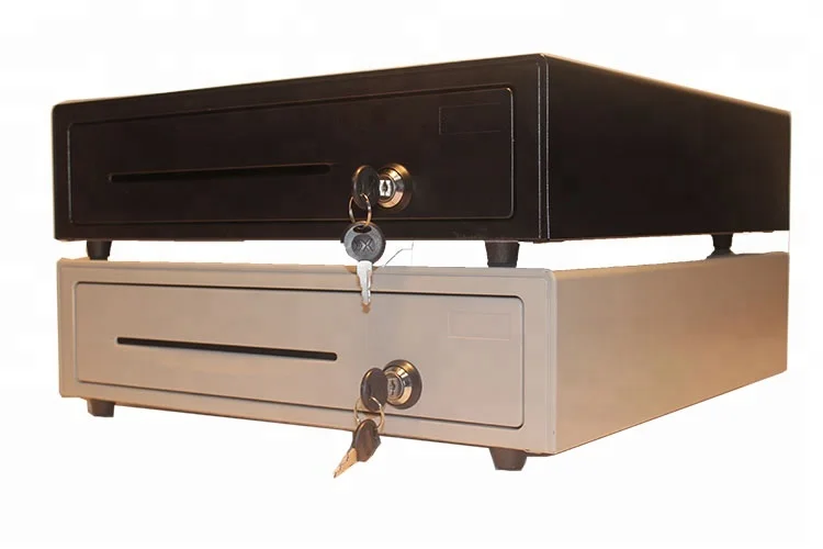 Multi colors metal electronic cash drawer  with RJ11 connecting money clip adjustable for POS system