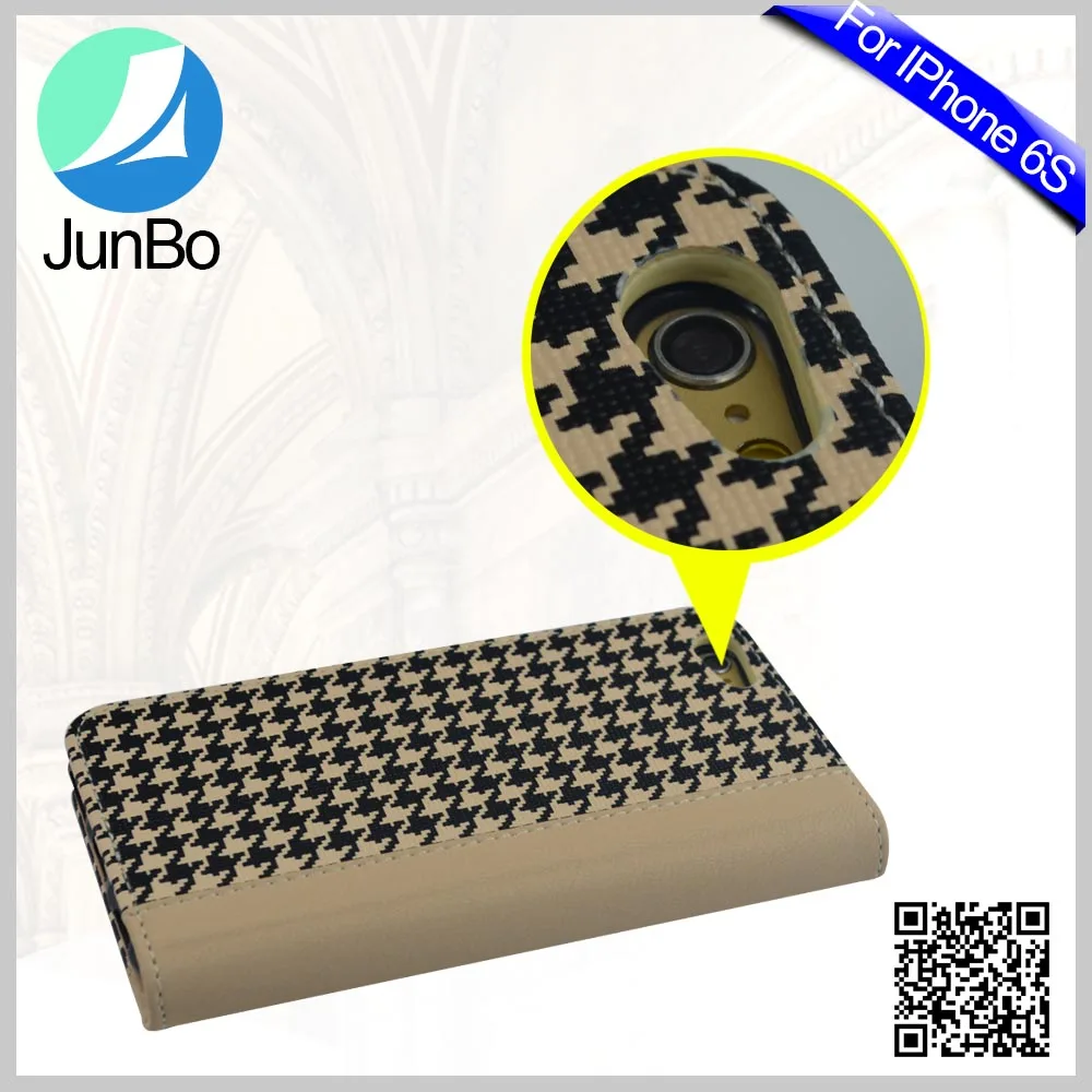 Низкая Цена Китай Мобильный Телефон Чехол для iPhone 6/6 s, Бумажник Кожаный Чехол для iPhone 6 с Картой Solts