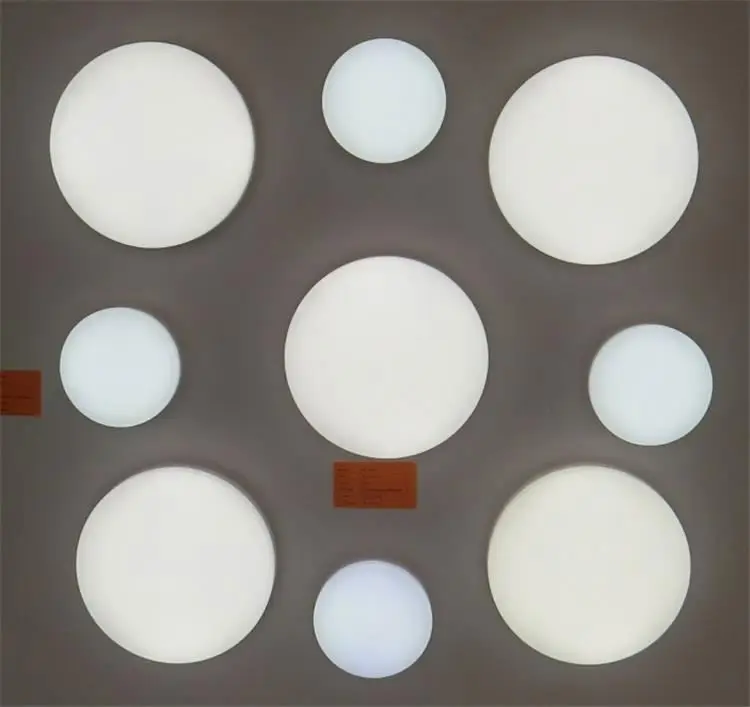 
Flat Led Ceiling Panel Lights Home Hotel Decorative Lighting Round 7W/13W/16W/22W Can Used for Puzzle Lamp Office Milky PC Cover 