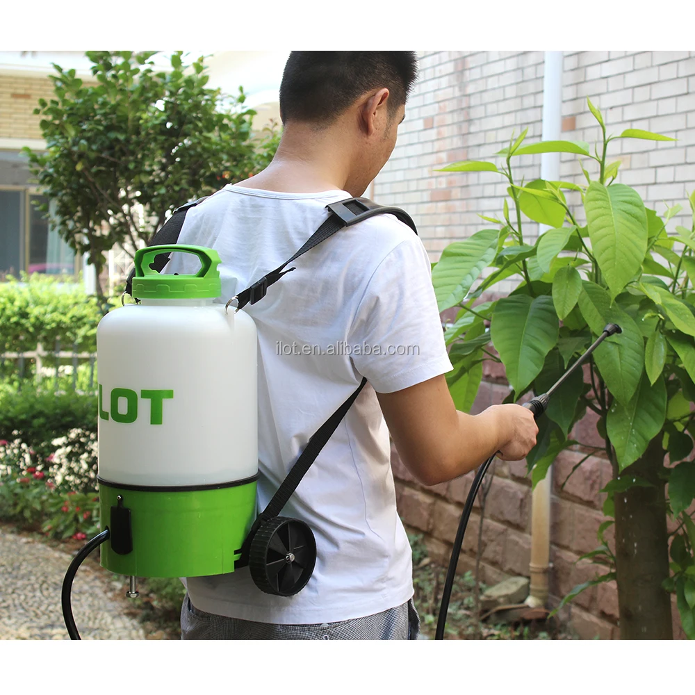 iLOT 8L Portable Electric Sprayer with Wheels and Build-in Lead-acid Battery