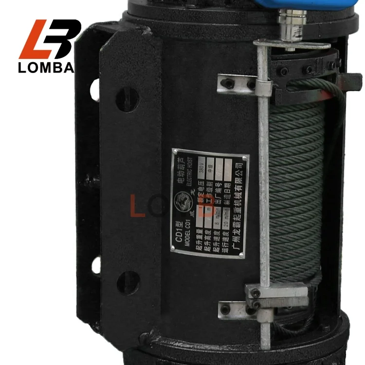 Hot sell Track gourd lifting tools Wire Rope Electric Hoist 5t