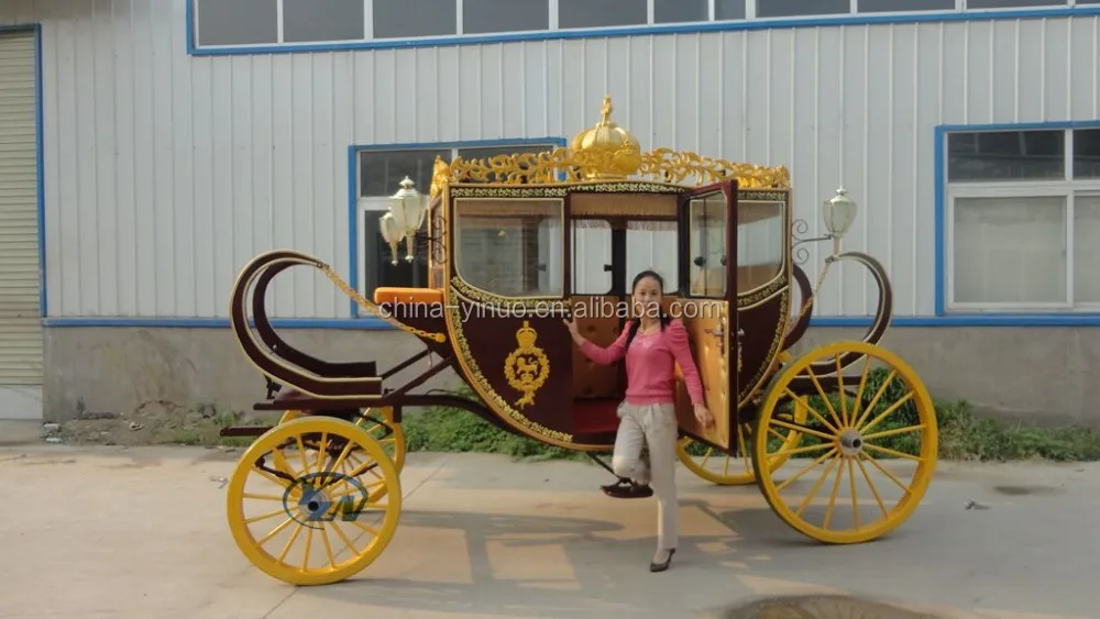 
Luxury royal horse carriage/royal horse wagon/royal horse cart 