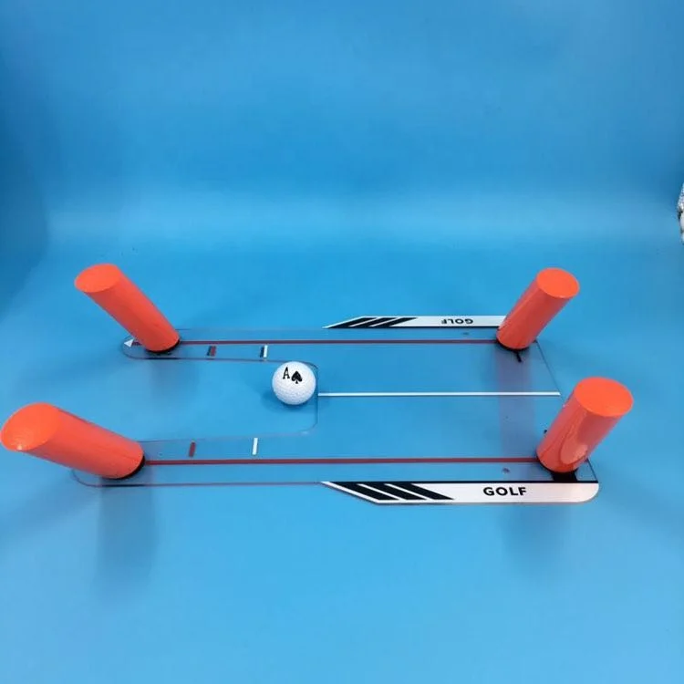 Wholesale Acrylic Material Golf Putting Mirror Alignment Training Aid Swing Trainer