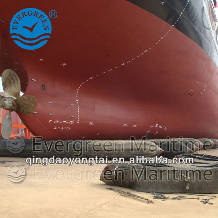 
Evergreen Cargo ship launching airbags 