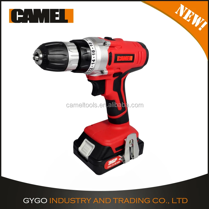 
manufacturer china Alibaba Power Tool Electric Drill 10mm 21V 2 speed cordless drill 