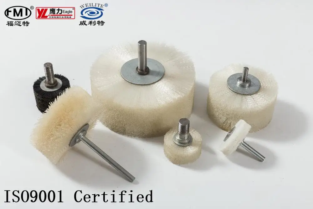 FMT Deburring Polishing Cleaning  Industrial Wheel Brush with Thread(7)