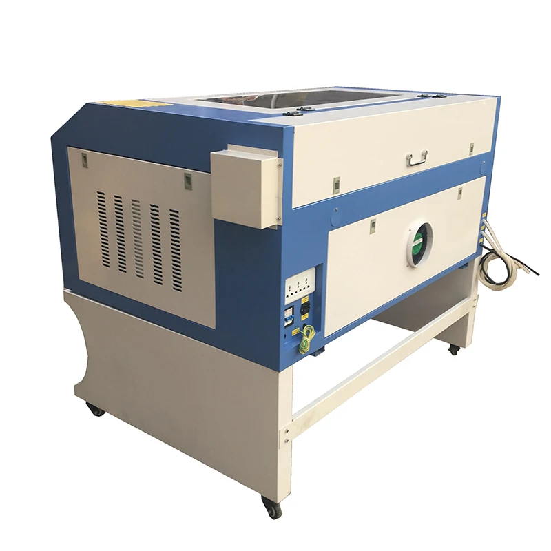 Лазерная гравировка JIN ZHI YIN 80 Вт профессиональное производство CO2 неметаллический лазерный гравер и резак TS6090 с системой