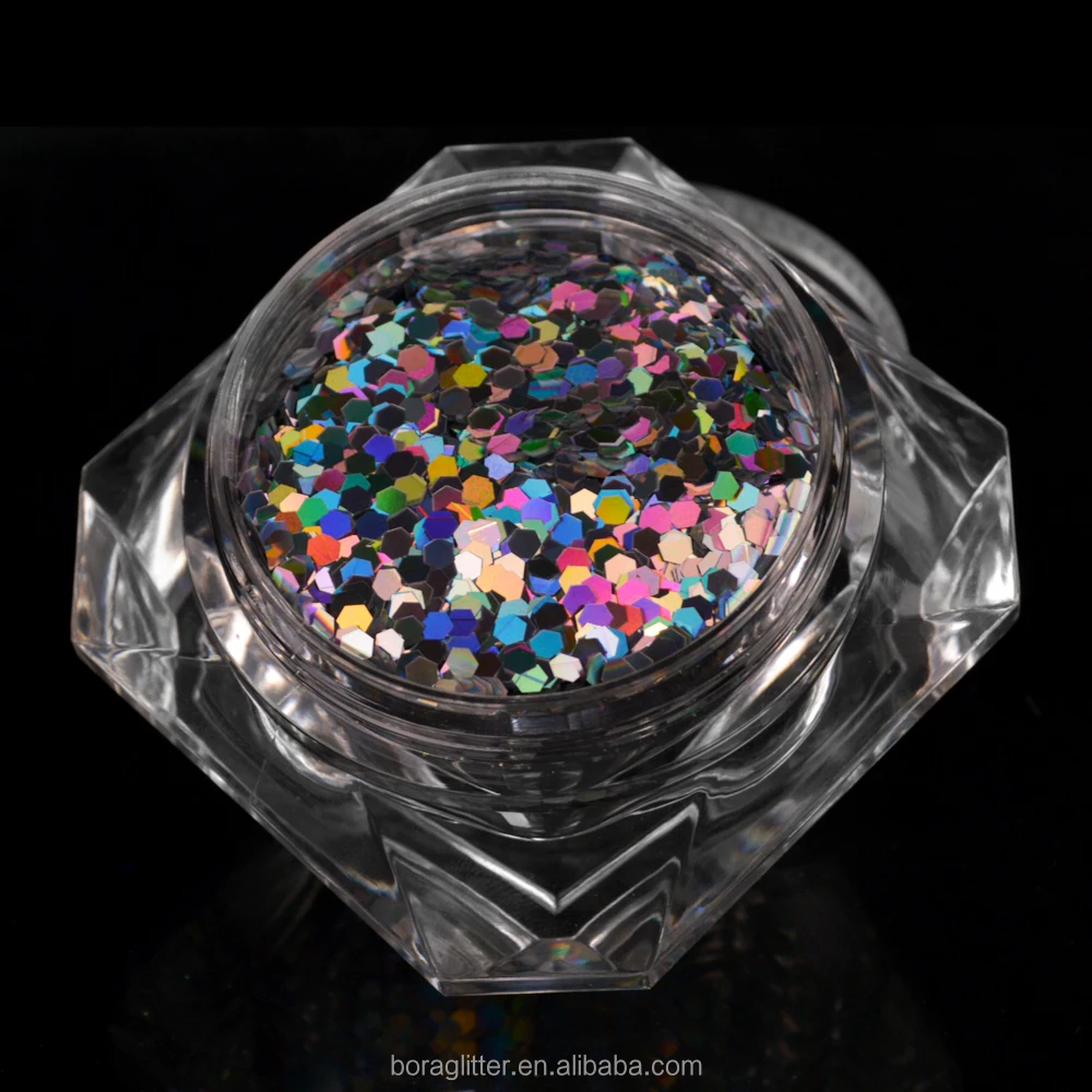 Chunky Glitter Wholesale Metal flake powder paint automotive dip pigment glitters for Christmas Halloween Holiday decoration