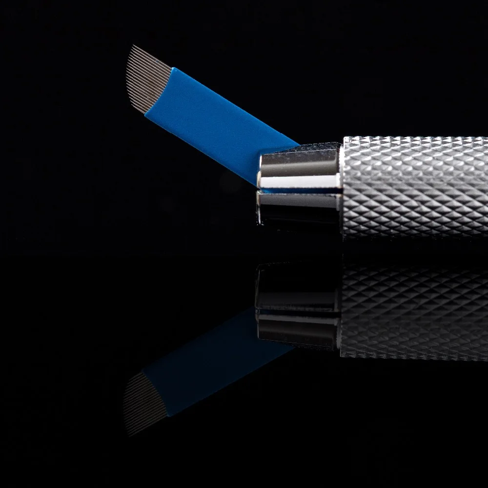 Factory wholesale microblading tattoo needle 0.20*21 needles for permanent makeup Eyebrow Microblading Blades