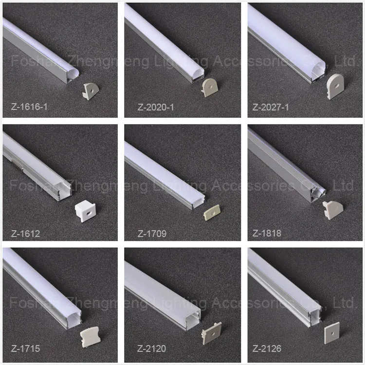 
35mm deep 55mm width led strip lighting house,housing aluminum profile with lips flange outward 