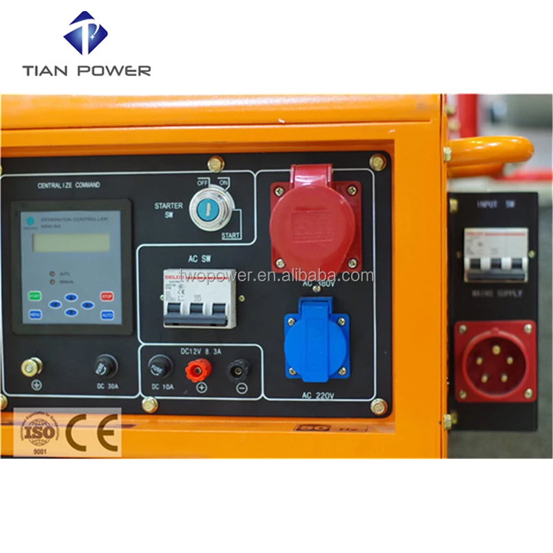  OEM factory 6KW silent diesel generator control