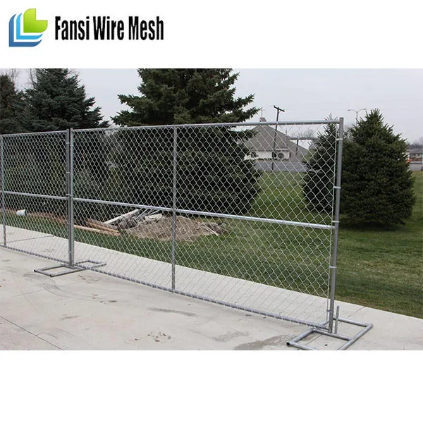 America galvanized Chain Link 6x12 temporary construction fence panels