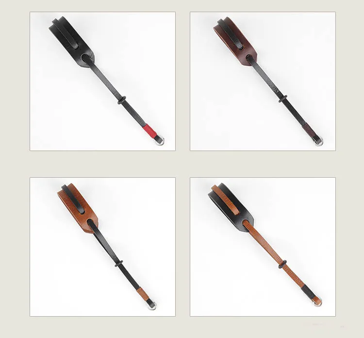 Handmade Band circular groove genuine leather wrist band DSLR camera strap