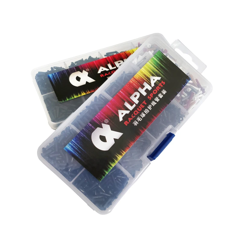 Badminton Racket Grommets Set Eyelets String Protect Tools with Single Hole and Double Hole