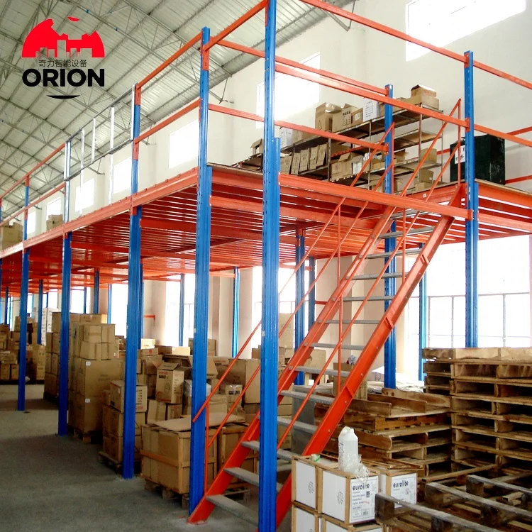 Industrial Steel Grating Mezzanine Floors Warehouse Mezzanine Floor Platform