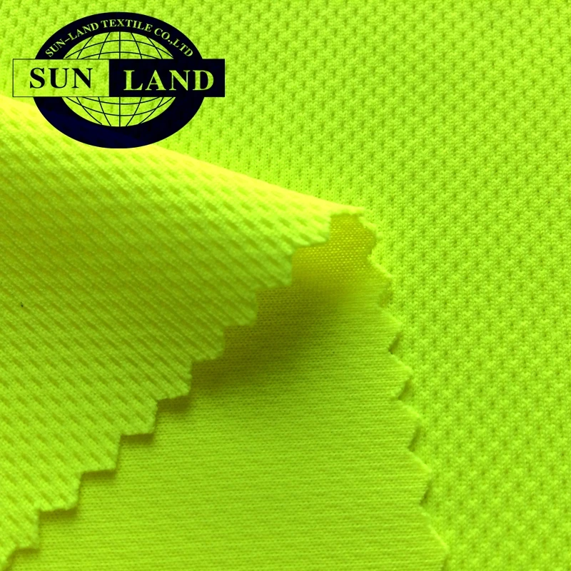 100% polyester cool pass dry fit bird eye mesh fabric for sportswear