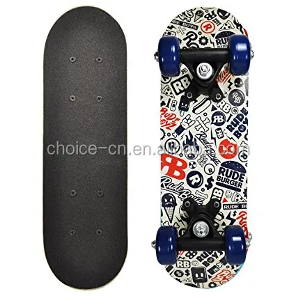 Cheap Custom Wooden Skateboard with 4 Wheel for Adult