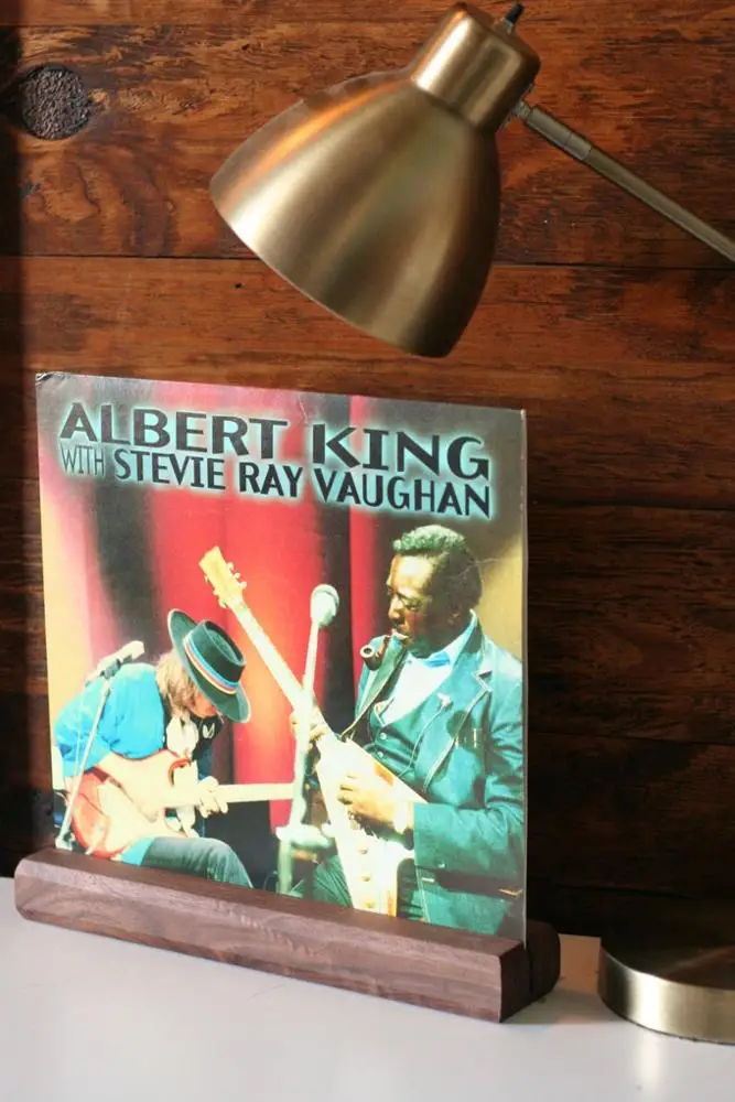 
YG Craft Vinyl record display rack/ LP record holder (Solid wood, color stain options) 