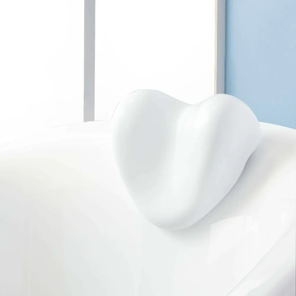 sauna shower combination heart shaped bath pillow