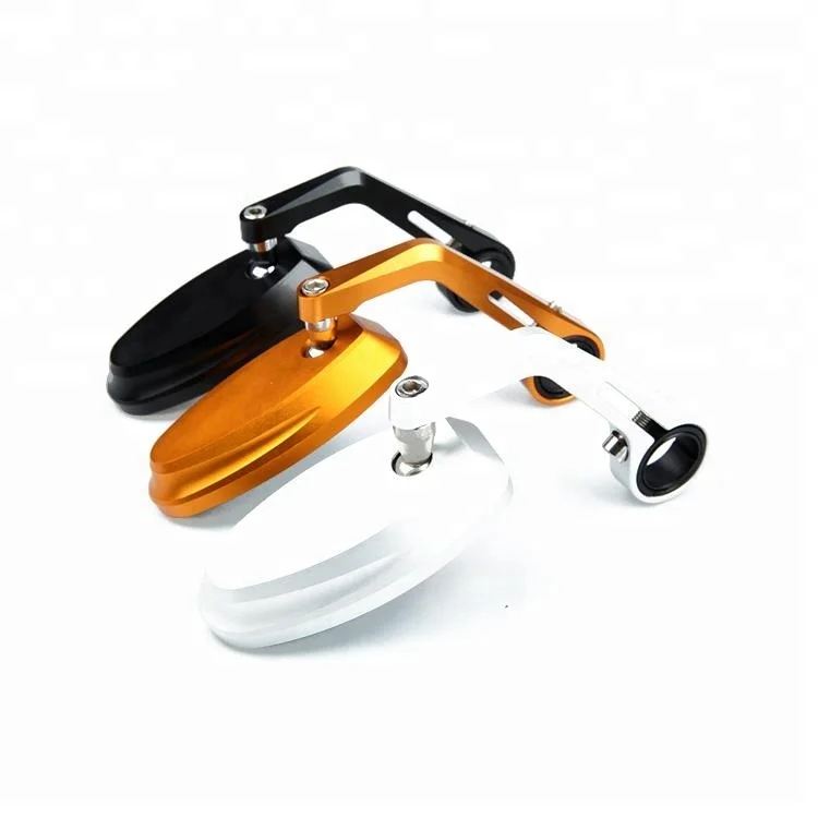 CNC Aluminum Convex motorcycle Bar End Rear View Mirror India