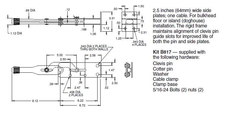 Brake Lever Over Center Locking Hand Control