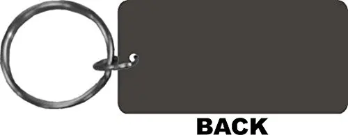 wholesale embossed aluminum metal retro license plate keychain