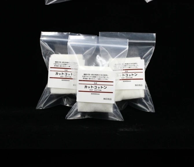 High Quality Japanese Organic Vape Cotton Pads No Adhesive Koh gen do Cotton