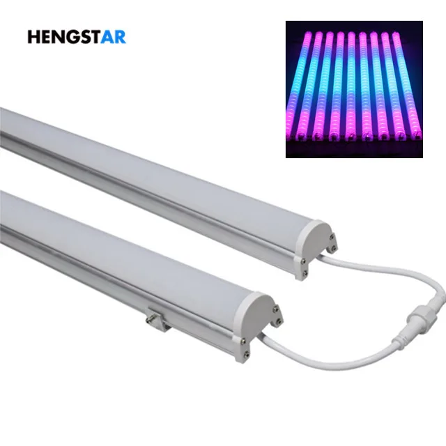 1 м наружная RGB DMX программируемая светодиодная цифровая трубка 10 Вт