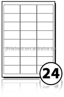 66mm x 33.8mm 24 Labels A4 sheet Address Labels A4 laser labels