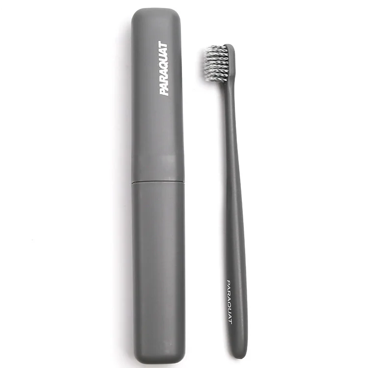 
Customized biodegradable plastic wheat straw toothbrush with box 