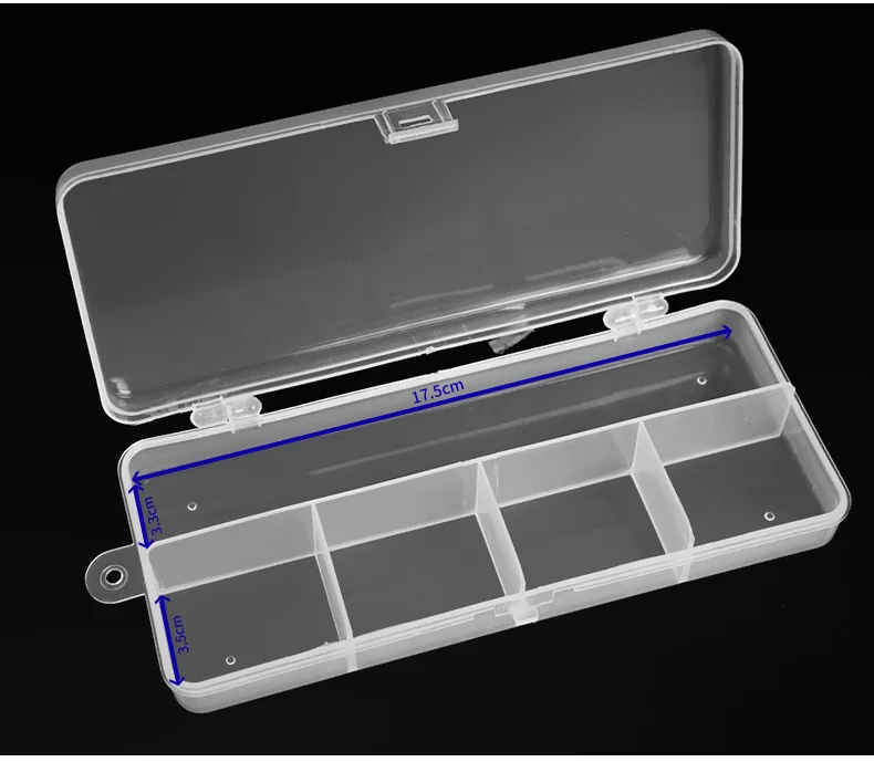 Plastic fishing tackle box small case personalized tackle box
