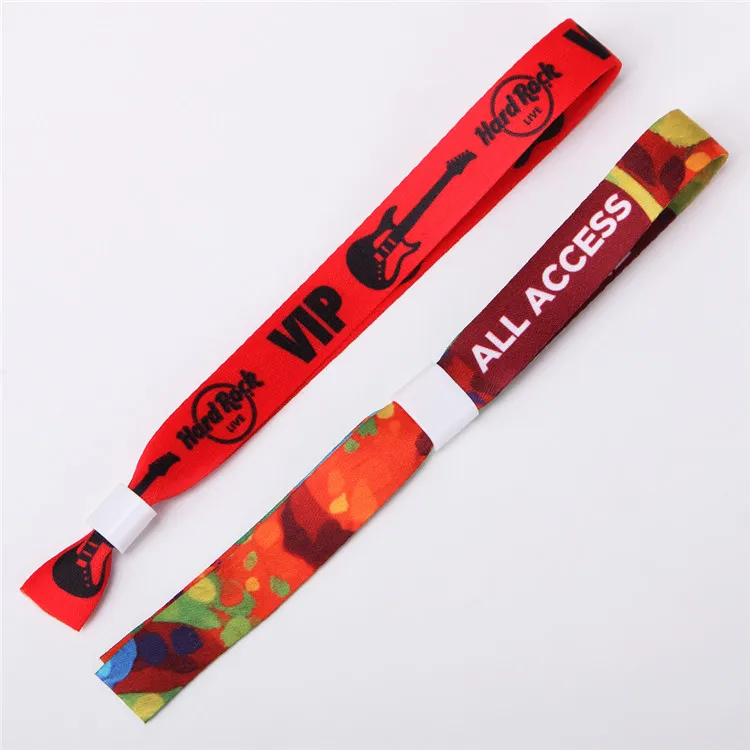 Wholesale printing short keychain football wrist band  custom vocal concert satin lanyard
