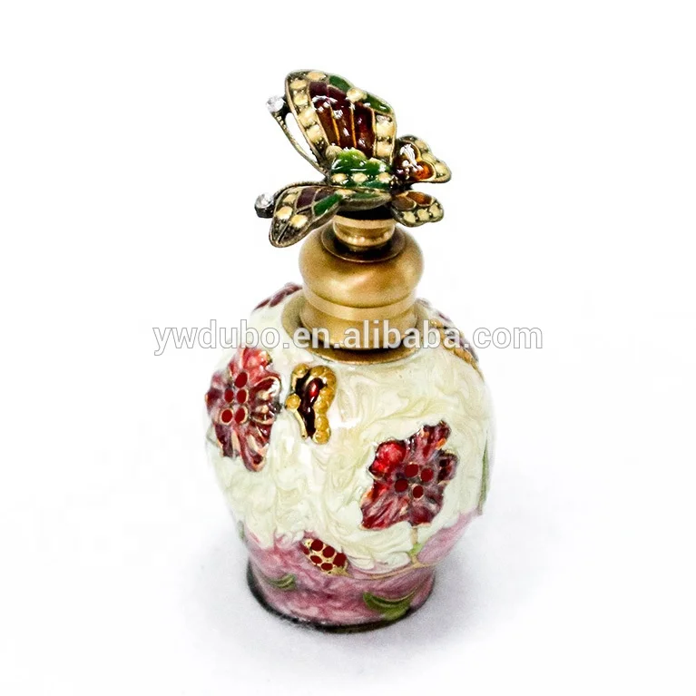 6ml Metal Dragonfly Butterfly Rose Frog Perfume Essential Oil Bottles with stainless Dropper or Bar#57001/57002/57003/57012
