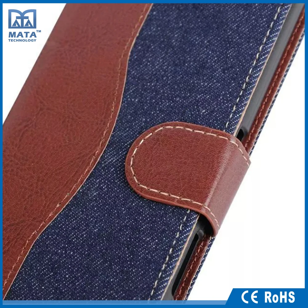 Custom Various Colors Stand Snap Leather Phone Case