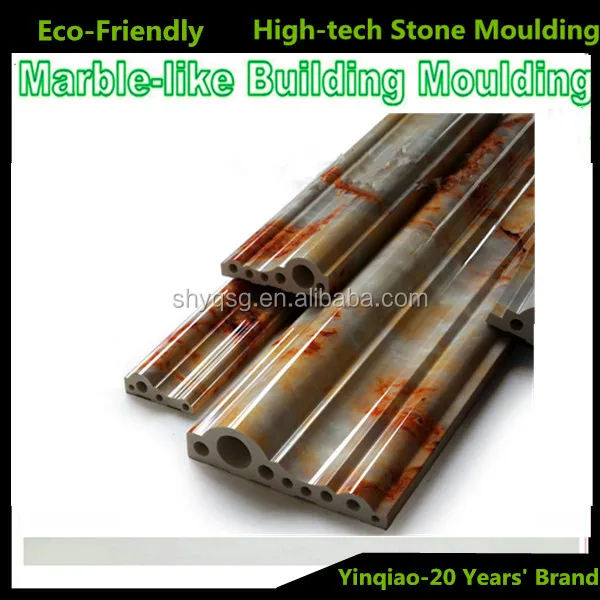 New Products Hi-Tech Polymer Artificial Marble Bathroom Decorative Stone Baseboard