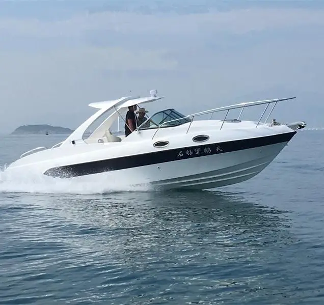 
WATERWISH QD27 CABIN Fibreglass Fishing Outboard Motor Boat 