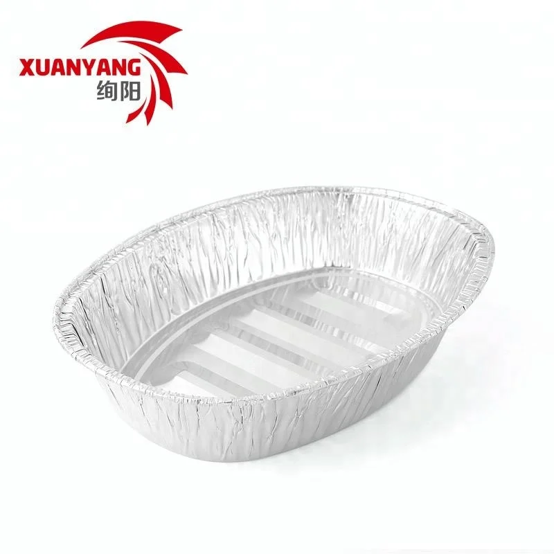 
disposable roasting aluminium foil turkey pan round aluminum foil pan 