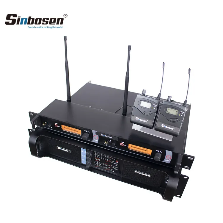 In ear monitor M-2050 wireless microphone system 2000W power amp DS-10Q recommended amplifier power for speakers