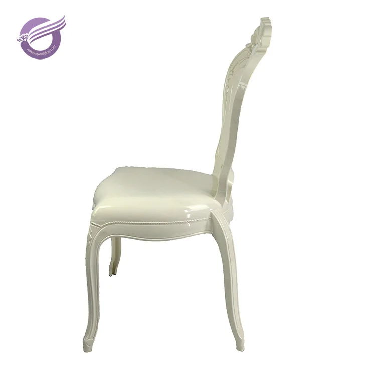 ZY00560 hot sales church wedding plastic princess white throne chair
