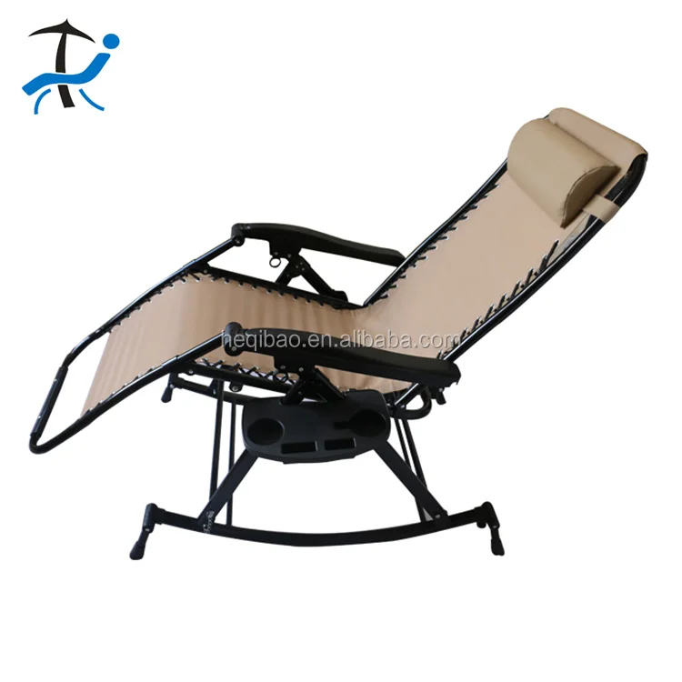 
High performance 22*0.9mm steel tube with high quality powder coating grey color rocking chair 