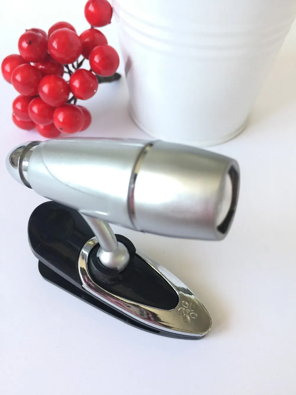 led reading book clip light