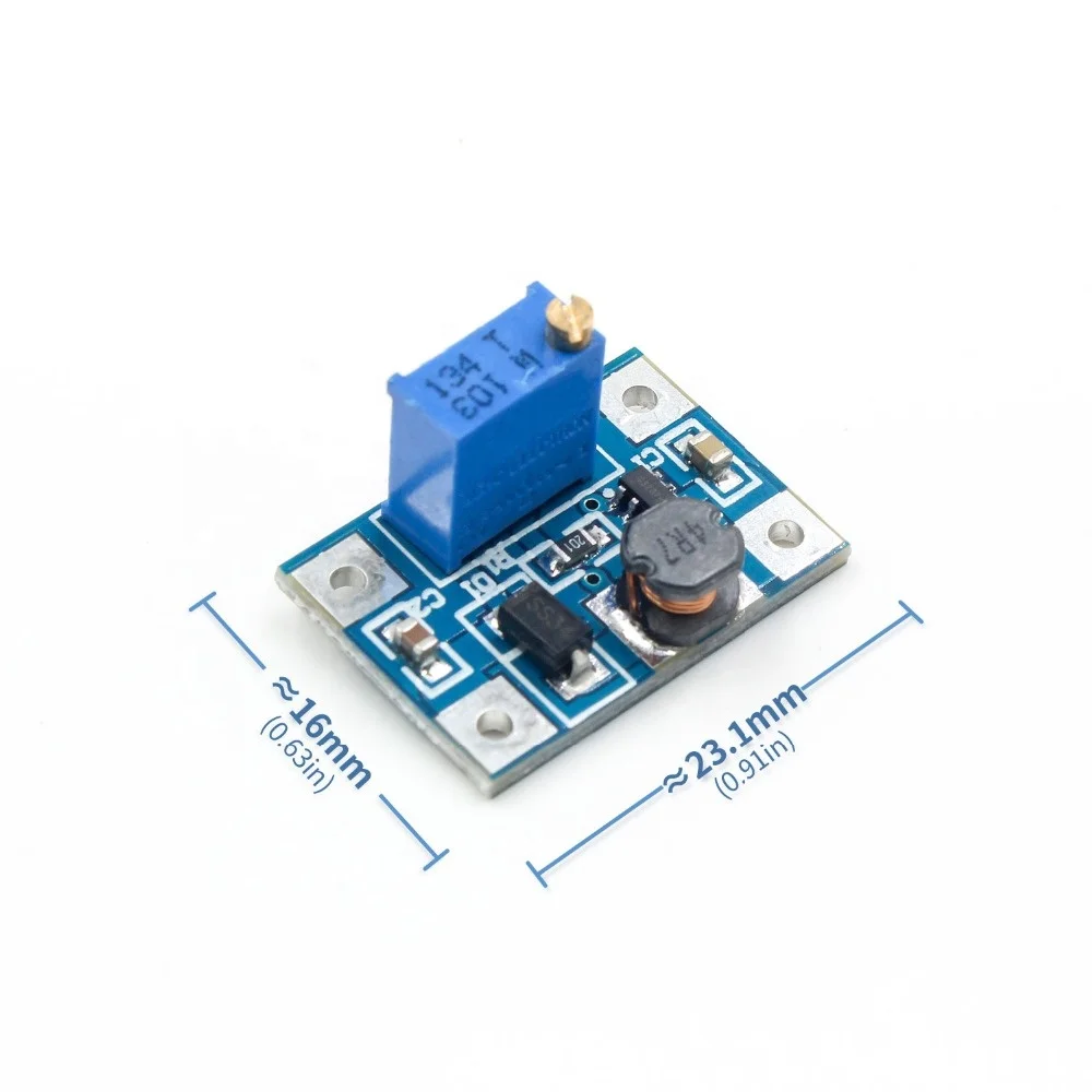 DC-DC SX1308 Step-UP Adjustable Power Module Step Up Boost Converter 2-24V to 2-28V 2A