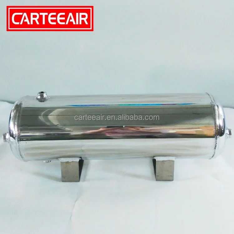 Stainless steel storage air suspension 3 liter portable air tank, air suspension tank