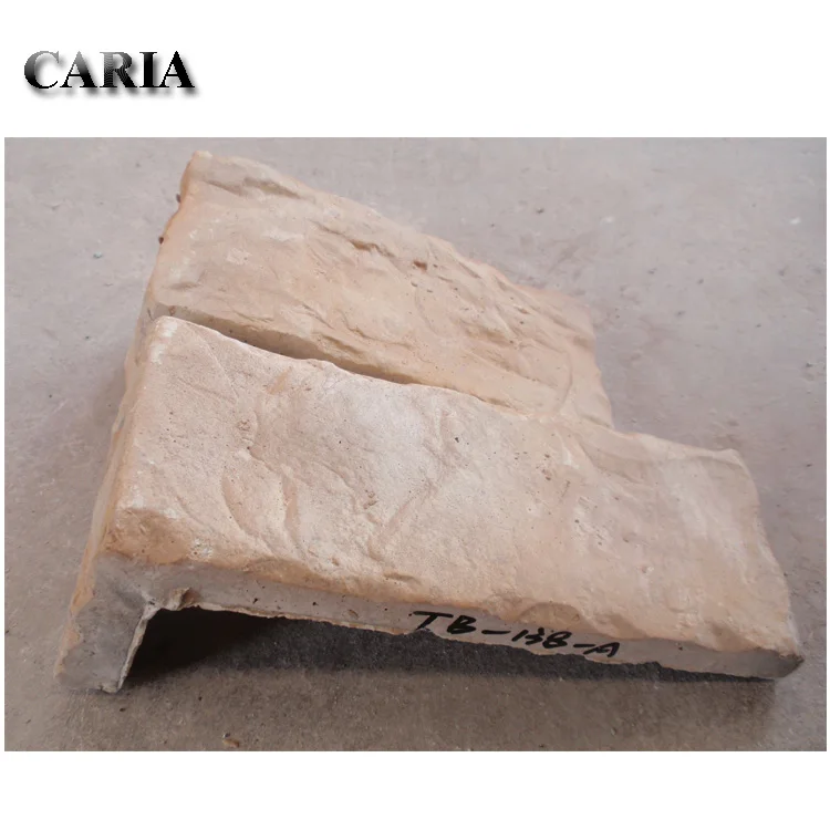 extetior interor artificial castle wall stone decoration