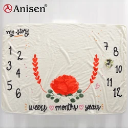 Factory Wholesale New Born Blanket Set Soft Minky Mink Baby Blankets, Flannel Velour Plush Fabric For Baby Blanket