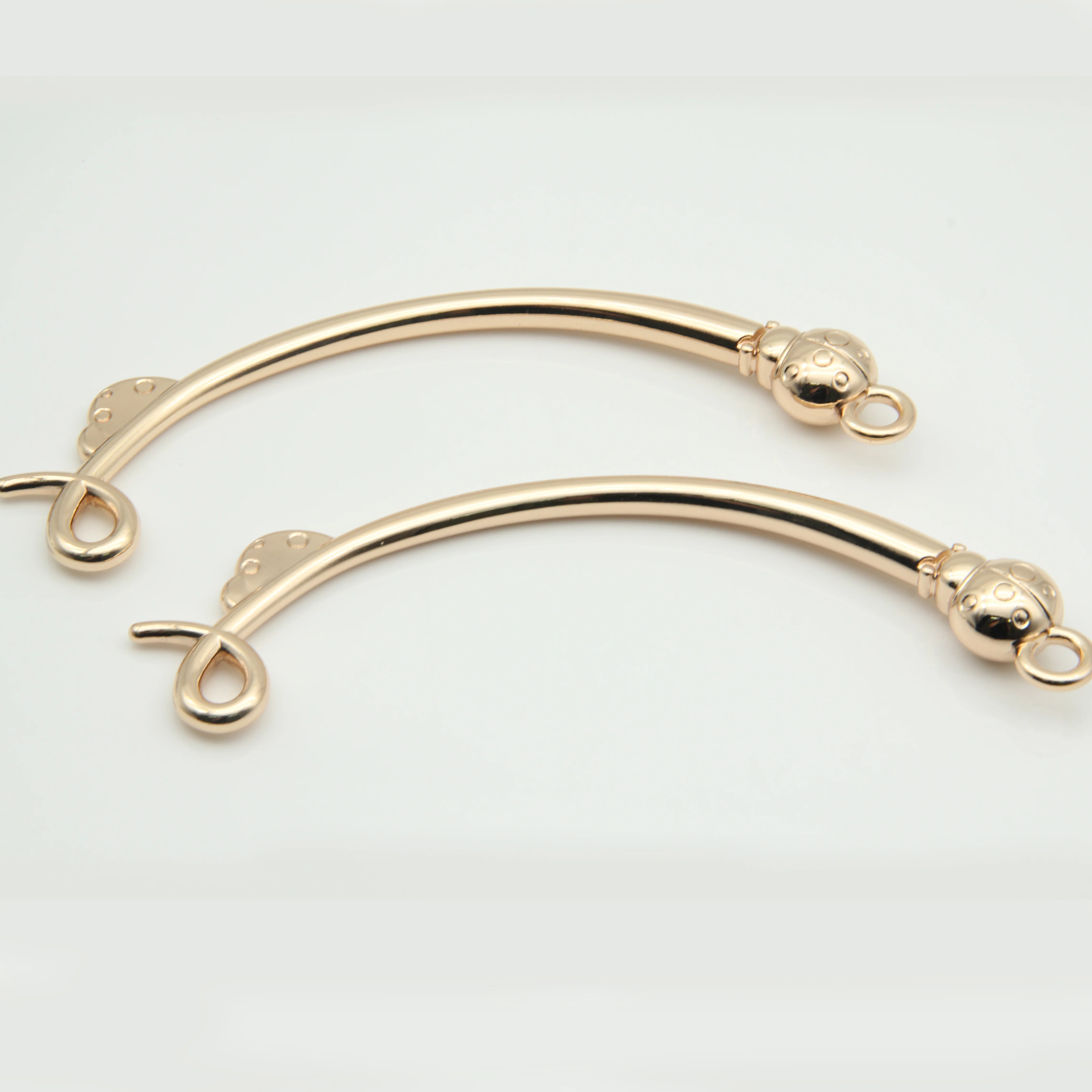 
Bulk Cheap Price Leather Bag Accessories Metal Handles Purse Handbag Alloy Parts Hardware 